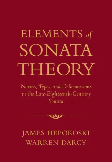 High Quality Elements of Sonata Theory: Norms, Types, and Deformations in the Late-Eighteenth-Century Sonata