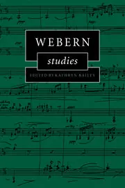 Webern Studies Best Choice