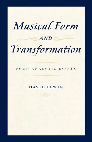 Musical Form and Transformation: Four Analytic Essays One Day Deal