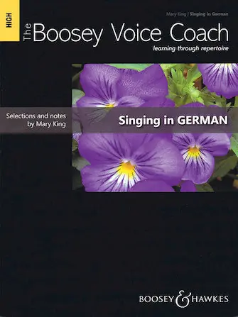 Boosey Voice Coach: Singing in German - High Voice and Piano Trusted Brand