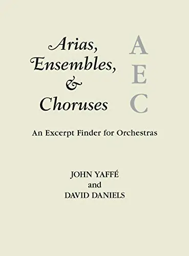 Arias, Ensembles, & Choruses In Demand