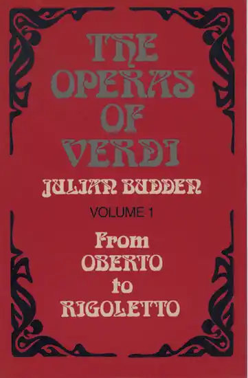 Sale The Operas of Verdi Volume 1: From Oberto to Rigoletto