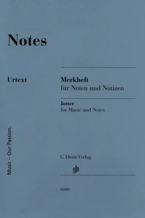Fast Shipping Manuscript Paper Notebook: Henle Notes, 32pgs (4"x6")