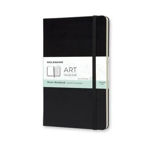 Trusted Brand Music Notebook: Moleskine Large (5" x 8.25")