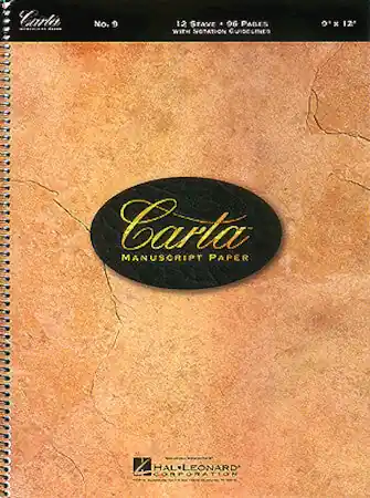 Final Sale Carta No. 9 Basic Manuscript Paper