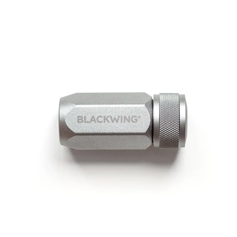 Free Returns Blackwing One-Step Long Point Pencil Sharpener (Grey)