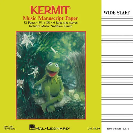 Kermit Manuscript Paper In Demand