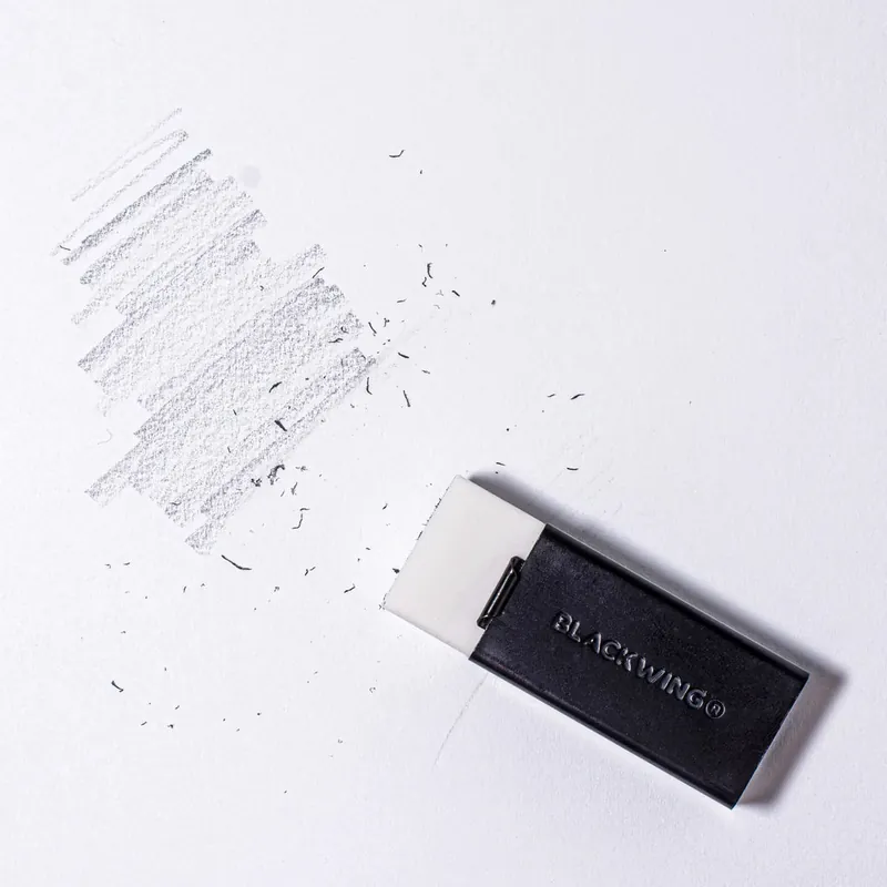 Fast Shipping Blackwing Soft Handheld Eraser + Holder (Black)