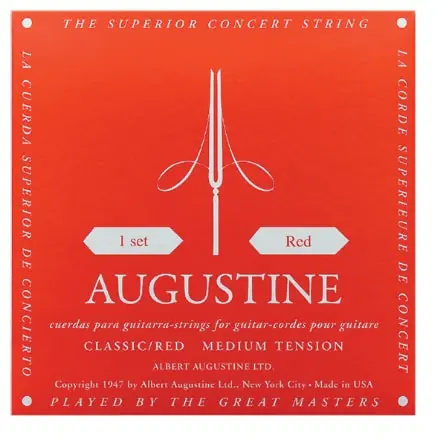 Classic/Red - Medium Tension Nylon Guitar Strings Authentic