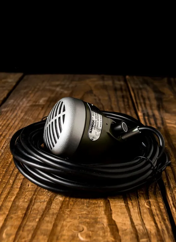 Discount Shure 520DX Green Bullet Harmonica Microphone