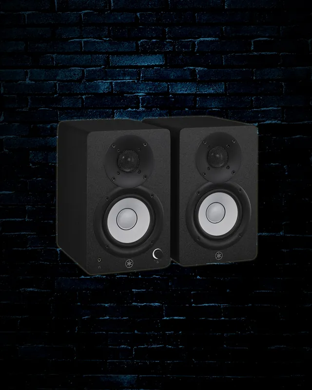 Today Only Yamaha HS4 - 26 Watt 1x4.5" Powered Studio Monitors (Pair) - Black