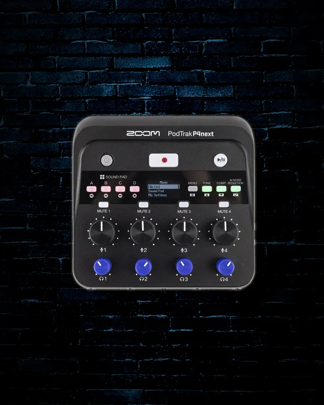 Zoom PodTrak P4next Podcast Recorder Fast Shipping