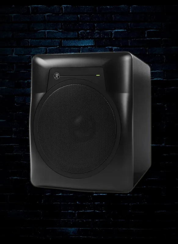 Modern Mackie MRS10 - 120 Watt 1x10" Powered Studio Subwoofer - Black