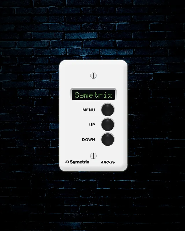 Symetrix ARC-2e Wall Panel Remote Control - White (Open Box) Limited Time