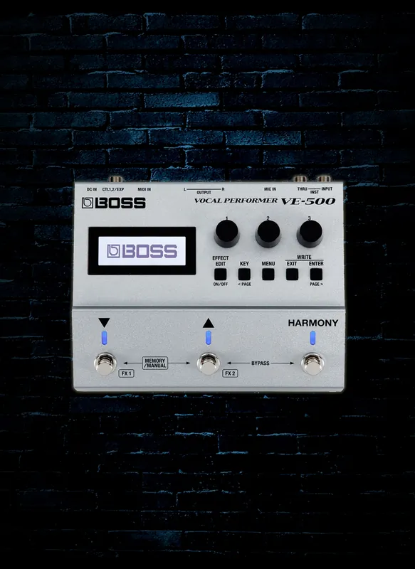 Super Sale BOSS VE-500 Vocal Performer Effects Processor Pedal
