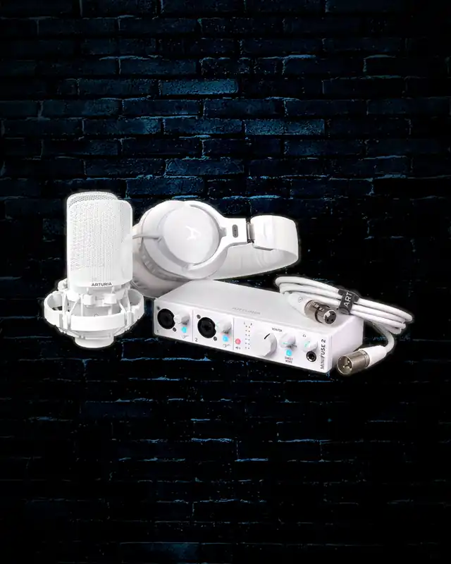 Hassle-Free Returns Arturia MiniFuse Recording Pack - White