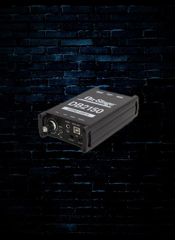 Limited Offer On-Stage DB2150 Stereo USB DI Box