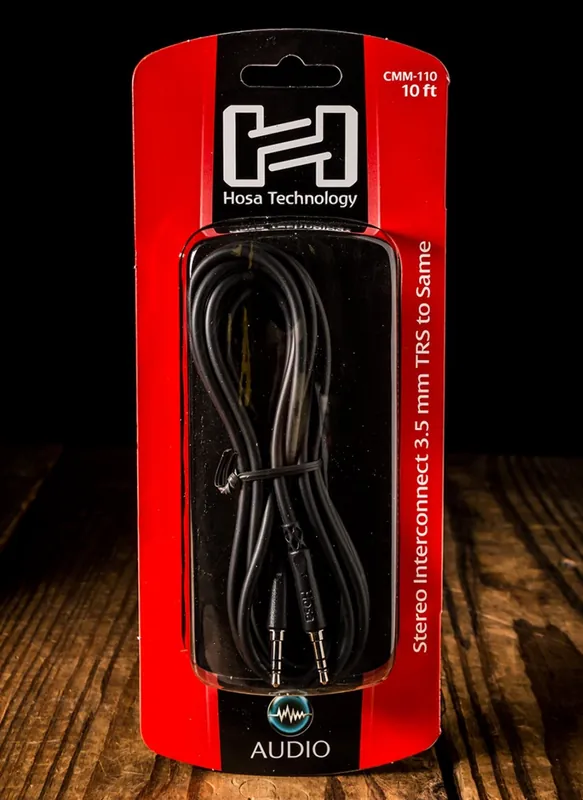 Luxury Hosa CMM-110 - 10' 3.5mm to 3.5mm TRS Stereo Interconnect