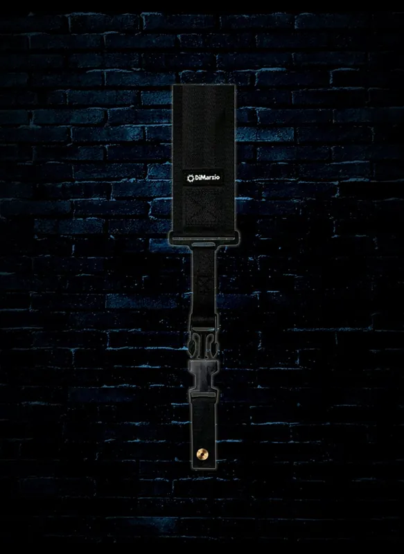 DiMarzio DD2800BK - 3" Nylon Cliplock Guitar Strap - Black Grab Now