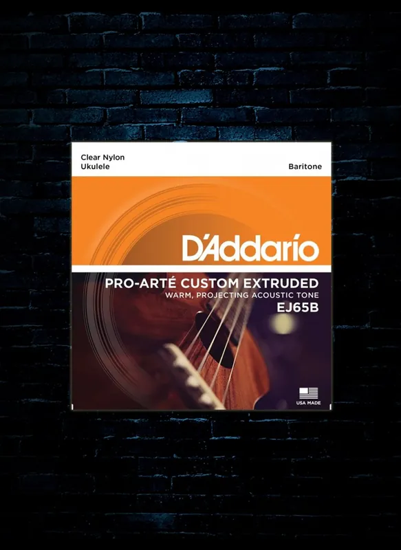 Reduced Price D'Addario EJ65B Pro-Arte Custom Extruded Ukulele Strings - Baritone (28-35)