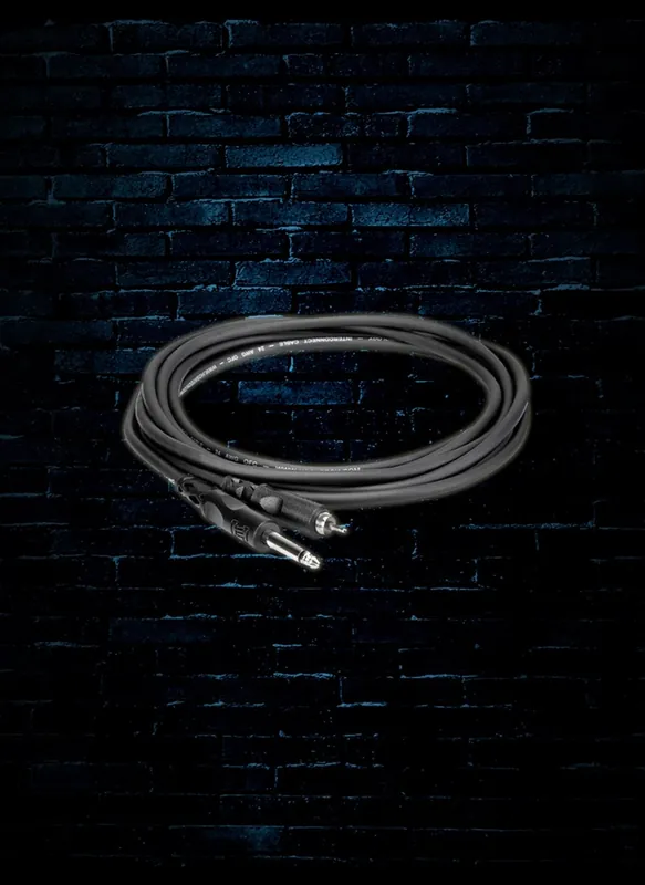 Secure Checkout Hosa CPR-110 - 10' 1/4" TS to RCA Unbalanced Interconnect