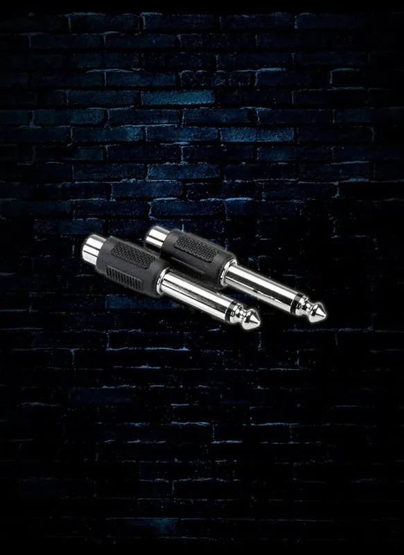 Hosa GPR-101 - RCA to 1/4" TS Adaptor (2 Pack) Discount