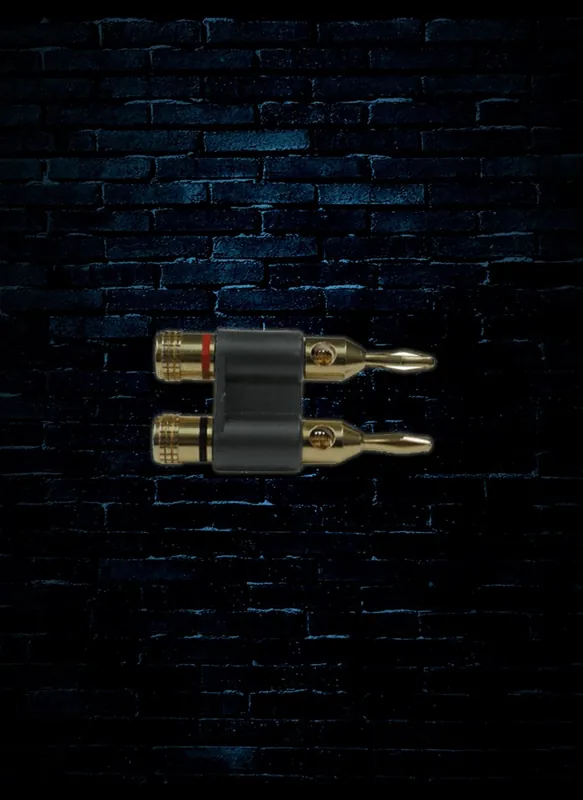 Hosa BNA-260 Dual Banana Connector - Black Brand New