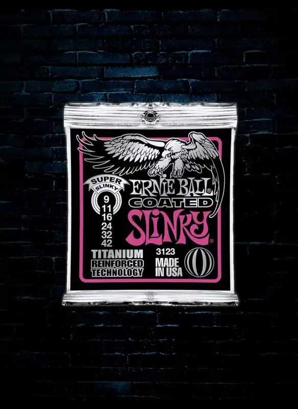Factory Price Ernie Ball 3123 RPS Coated Titanium Electric Strings - Super Slinky (9-42)