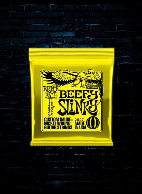 Holiday Sale Ernie Ball 2627 Nickel Wound Electric Strings - Beefy Slinky (11-54)