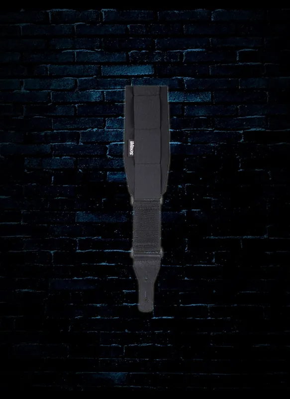 Comfort Strapp 002-PBL Pro Bass Series Long Strap - Black Modern