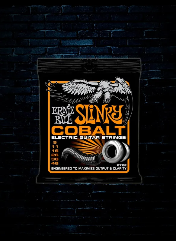 Ernie Ball 2722 Cobalt Electric Strings - Hybrid Slinky (9-46) Reduced Price