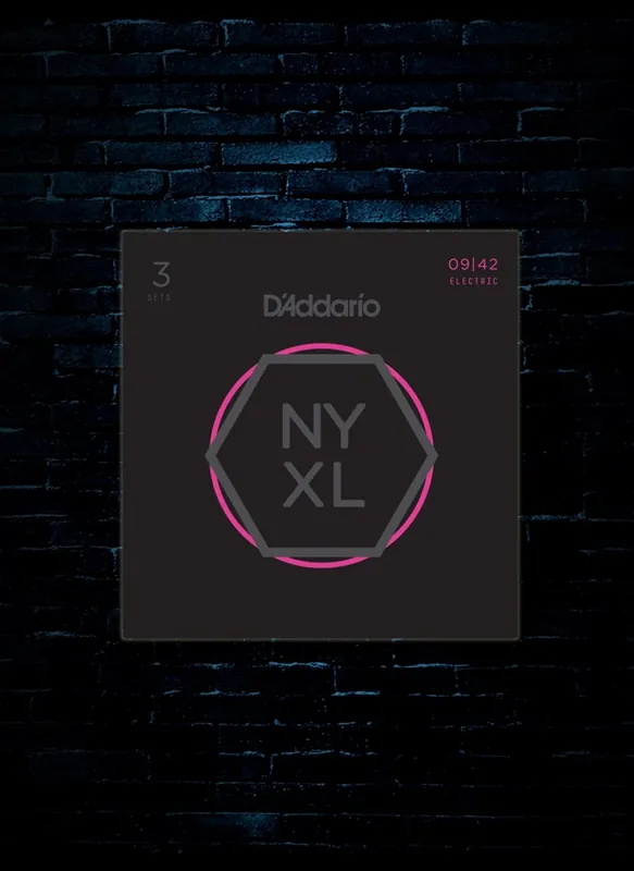Low Price D'Addario NYXL0942 - NYXL Nickel Wound Strings (3 Pack) - Super Light (9-42)