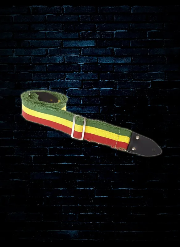 Henry Heller 2" Fahionable Cotton Guitar Strap - Reggae Hassle-Free Returns