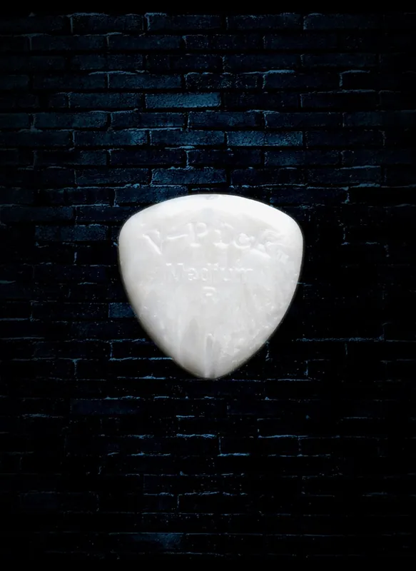 One Day Deal V-Picks 2.75mm Medium Round Pick - Pearly Gates