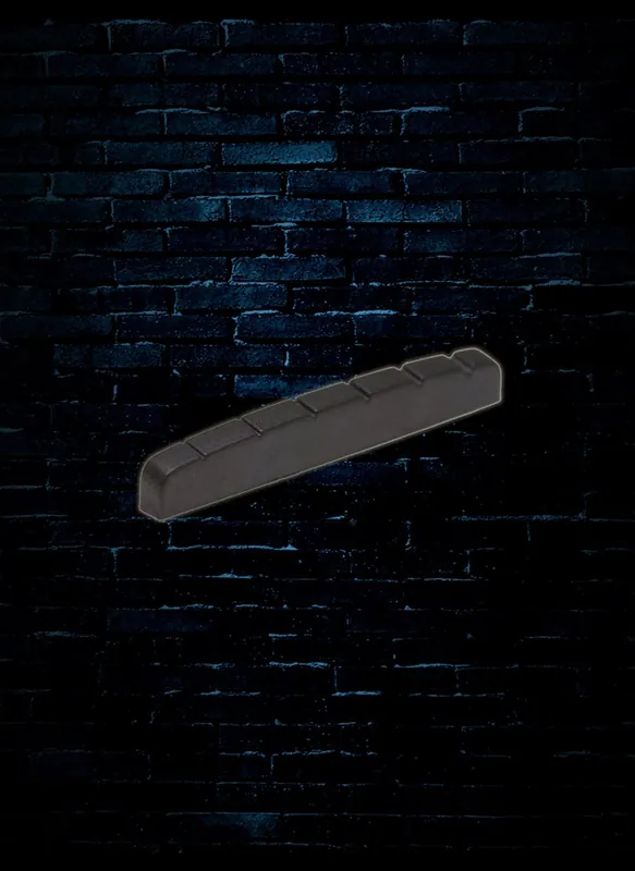 Popular Graph Tech PT-5010-00 XL Fender Style Flat Bottom Slotted Black Tusq Nut