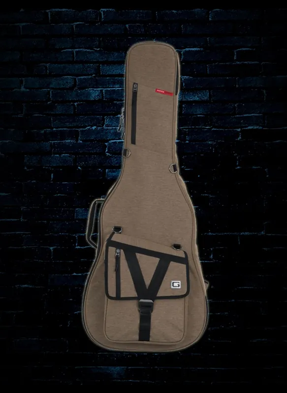 Secure Checkout Gator GT-ACOUSTIC-TAN Transit Acoustic Guitar Bag - Tan