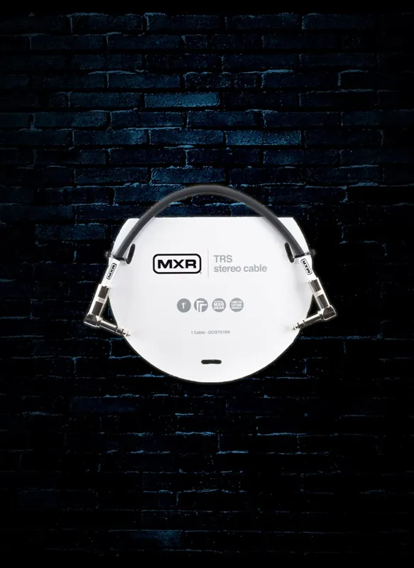 MXR DCIST01RR - 1' Right-Angle to Right-Angle TRS Cable Best Choice