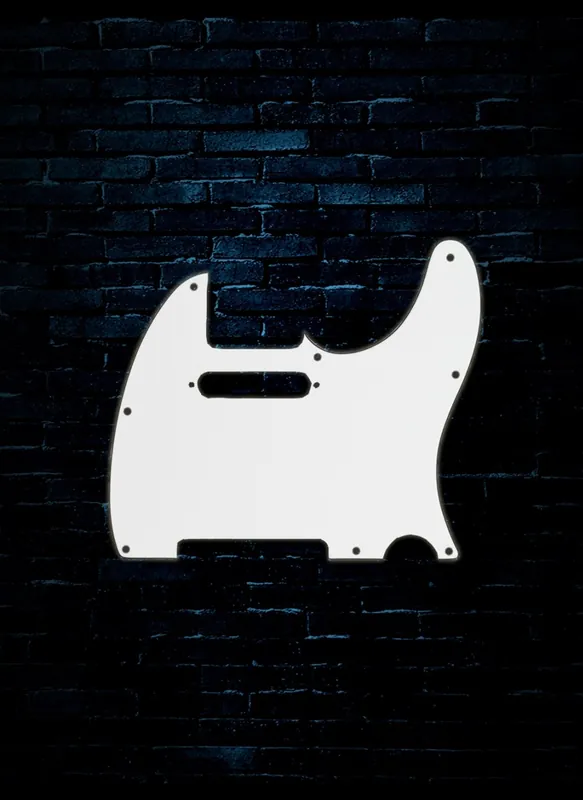 Factory Price Fender 8-Hole Mount Multi-Ply Telecaster Pickguard - White