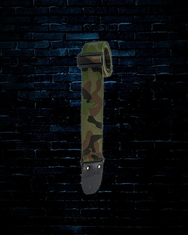 Exclusive Offer Henry Heller HCOT2D-CAM1 - 2" Deluxe Cotton Guitar Strap - Camo