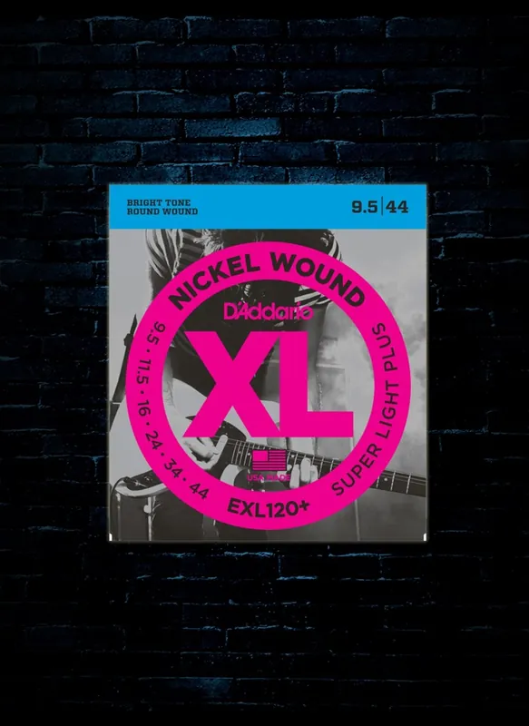 Direct From Factory Daddario EXL120+ XL Nickel Wound Electric Strings - Super Light Plus (9.5-44)