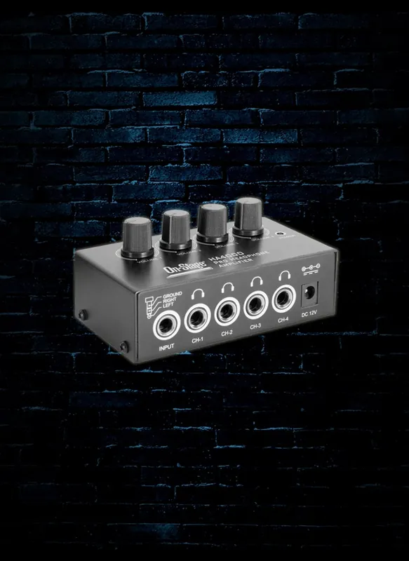 No Minimum Order On-Stage HA4000 Pro Headphone Amplifier