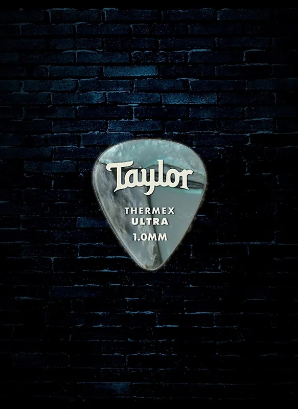 Mega Sale Taylor Taylor 1.5mm Premium DarkTone 351 Thermex Ultra Guitar Picks (6 Pack) - Abalone