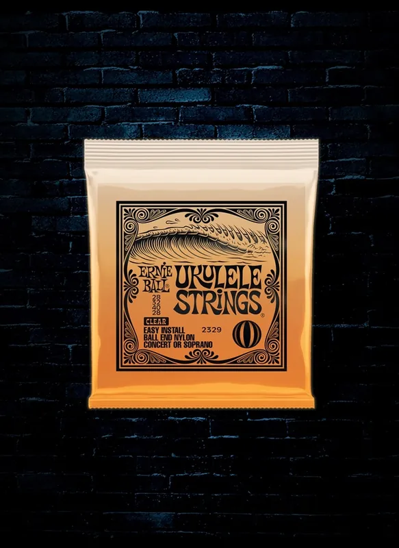 Ernie Ball 2329 Nylon Ball End Ukulele Strings - Clear (28-28) Luxury