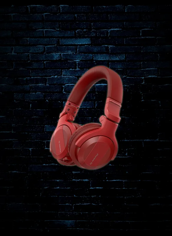 Pioneer HDJ-CUE1BT Bluetooth DJ Headphones - Red Discount
