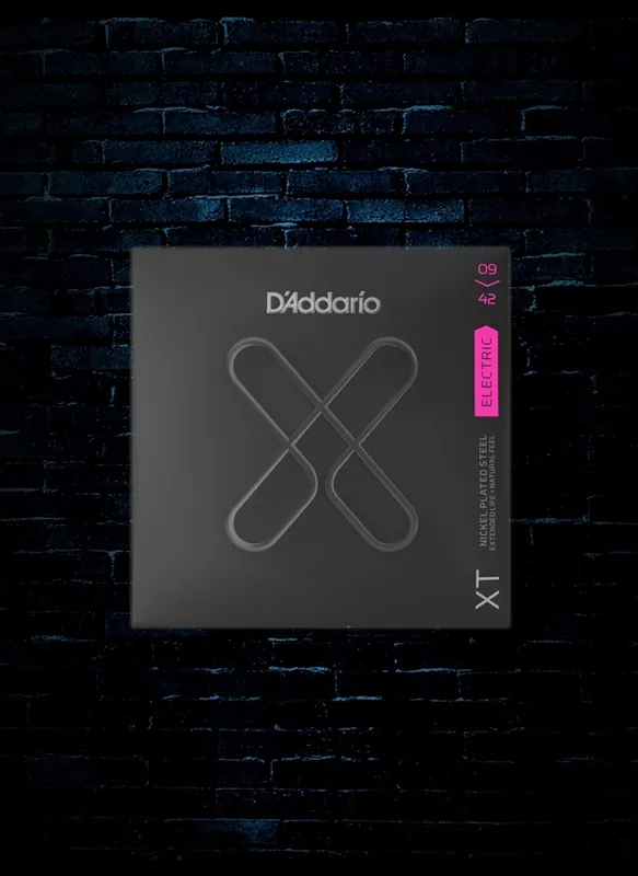D'Addario XTE0942 - XT Nickel Plated Steel Electric Strings - Super Light (9-42) Factory Price