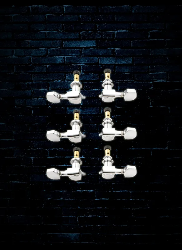 Crafted PRS SE Locking Tuners Set of 6 - Chrome