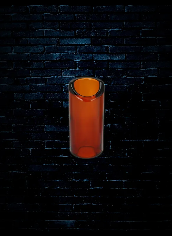 Rock Slide Moulded Amber Glass Guitar Slide - Medium New Arrival