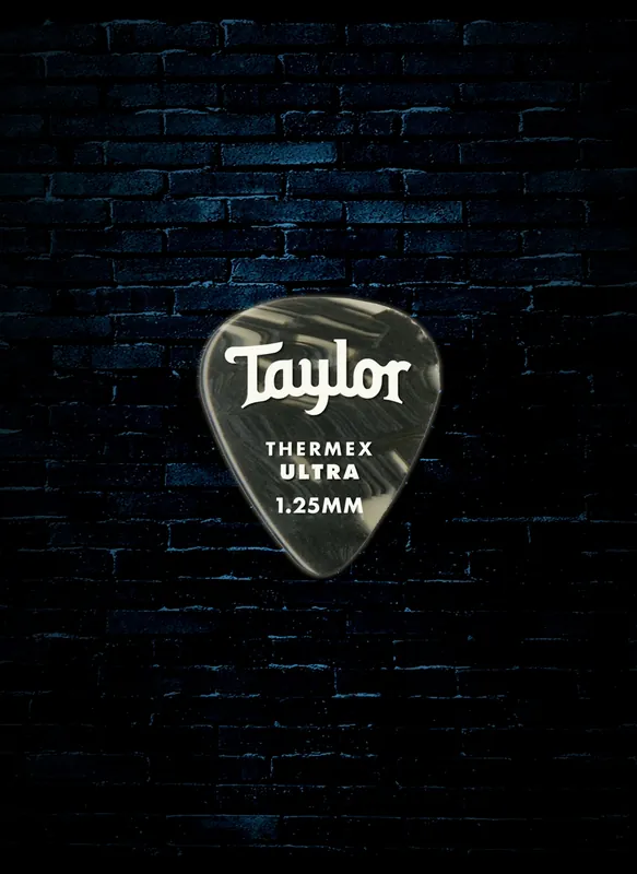 Taylor 1.25mm Premium 351 Thermex Guitar Picks (6-Pack) - Black Onyx Save Now