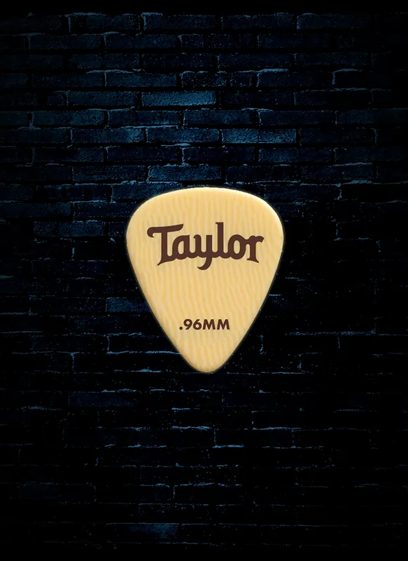 Save Now Taylor .96mm Premium 351 DarkTone Guitar Picks (6-Pack) - Ivoroid