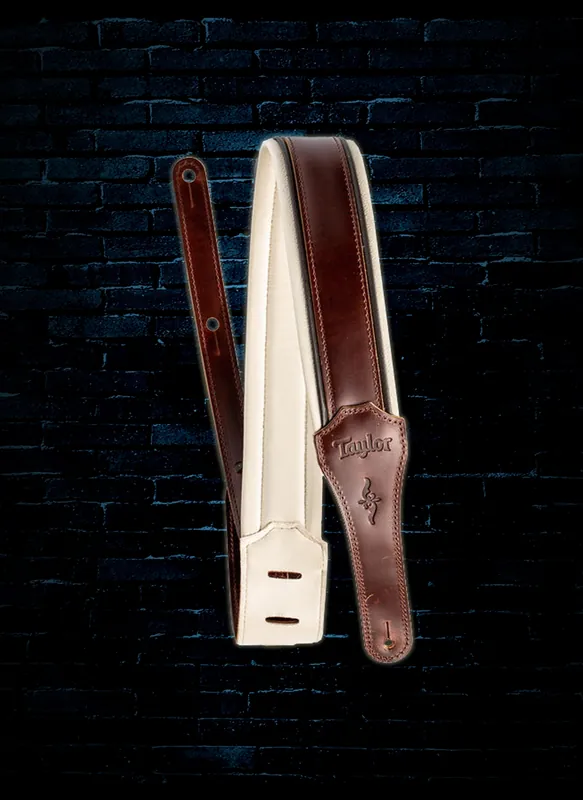 Popular Taylor 2.5" Renaissance Leather Guitar Strap - Cordovan